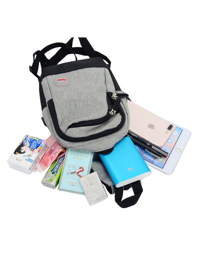 Fashion Chest Bag Fashion Casual Shoulder Bag Multifunctional Sports Crossbody Bag Outdoor Small Shoulder Bag-Color:Orange - Image 5